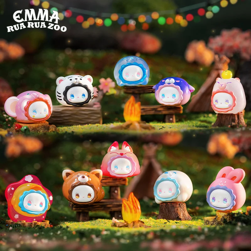 Emma Secret Forest Mini Series Blind Box Rua Rua Zoo Cute Grain Trendy Play Ornament Cute Children'S Gift Blind Bag