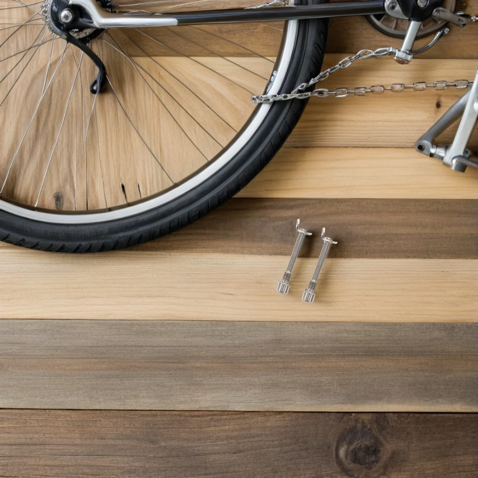 2 مجموعة دراجة النفط مكبح قرصي دبوس سبائك التيتانيوم مكبح قرصي الفرجار الترباس مع الاحتفاظ كليب ل دراجة الطريق الجبلية الخيوط #4