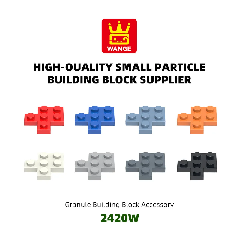 

WANGE 103Pcs/Lot 0 Fish-shaped dwarf Block Moc Color Accessories Compatible with Brick DIY Children's educational Toy Assembly