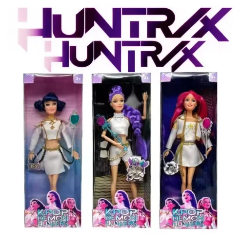 2026 nuevo caliente Kpop Demon Hunters figura de acción juguete Derpys Tiger Rumi Mira Zoey Sussy estatuilla muñeca para Fans regalos de navidad