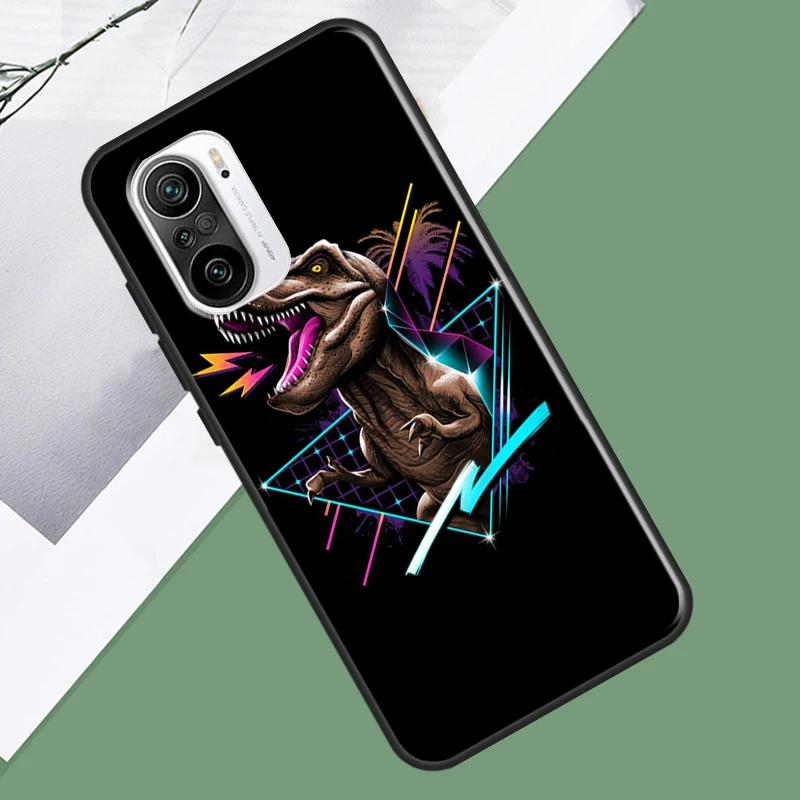 حافظة تي ريكس ديناصور تيرانوصور لهاتف شاومي 13 14 15 Ultra 13T 14T 15T Pro 17 Pro Max POCO F7 F5 F6 X5 X6 X7 Pro #3