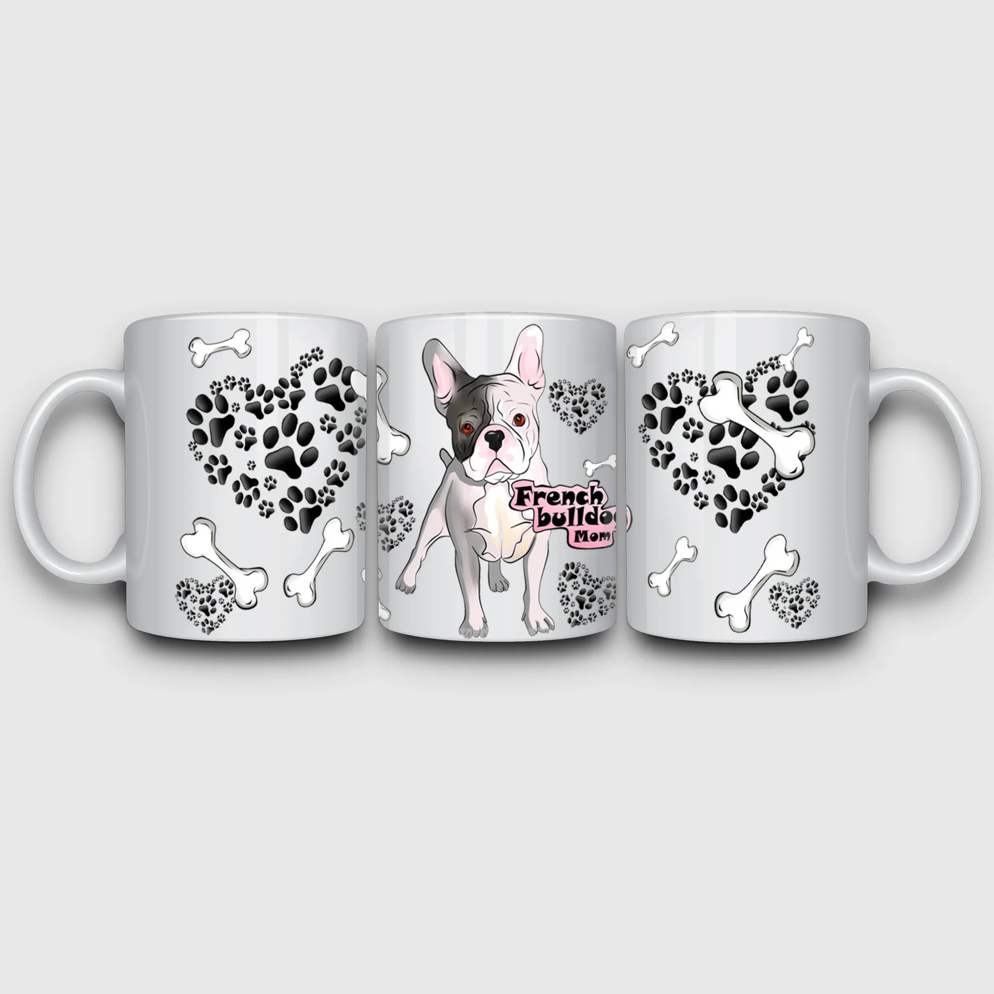 5 Sheets Dog UV DTF Mug Stickers, Glass DTF Transfer Stickers, Waterproof Funny Puppy Wipes Transfers for 16 oz Glass, Mugs,