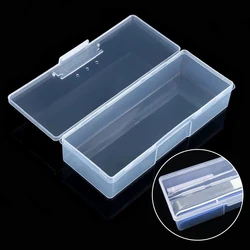 Nail Art Storage Box Nail Accessories Organizer Plastic Container Packaging Case for Nail Brushes and Files Manicure Tools
