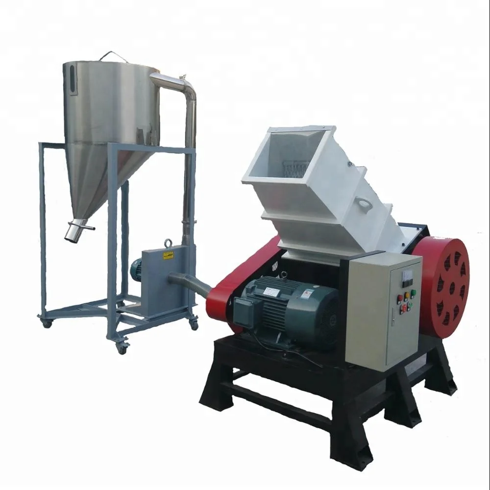 Ausrüstung mit Rezycling-Systemgebläse und Zerkleinerer für SiloPlastic-PVC-Rohre