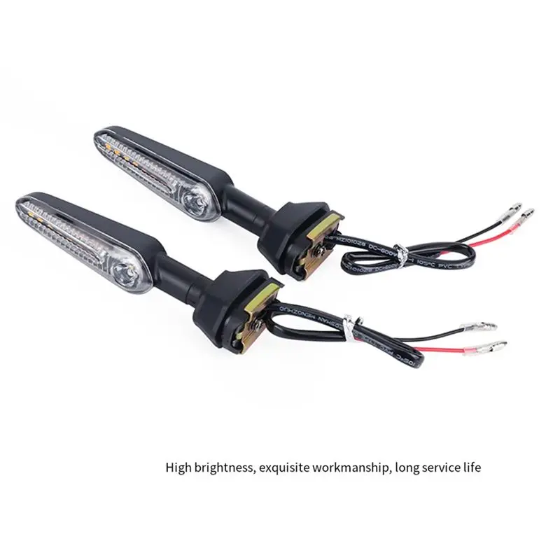 Leading-Edge-Motorcycle LED Turn Signal Flowing Flash Light Turn Signal Light For Kawasaki Ninja 400 Z400 2018-2024