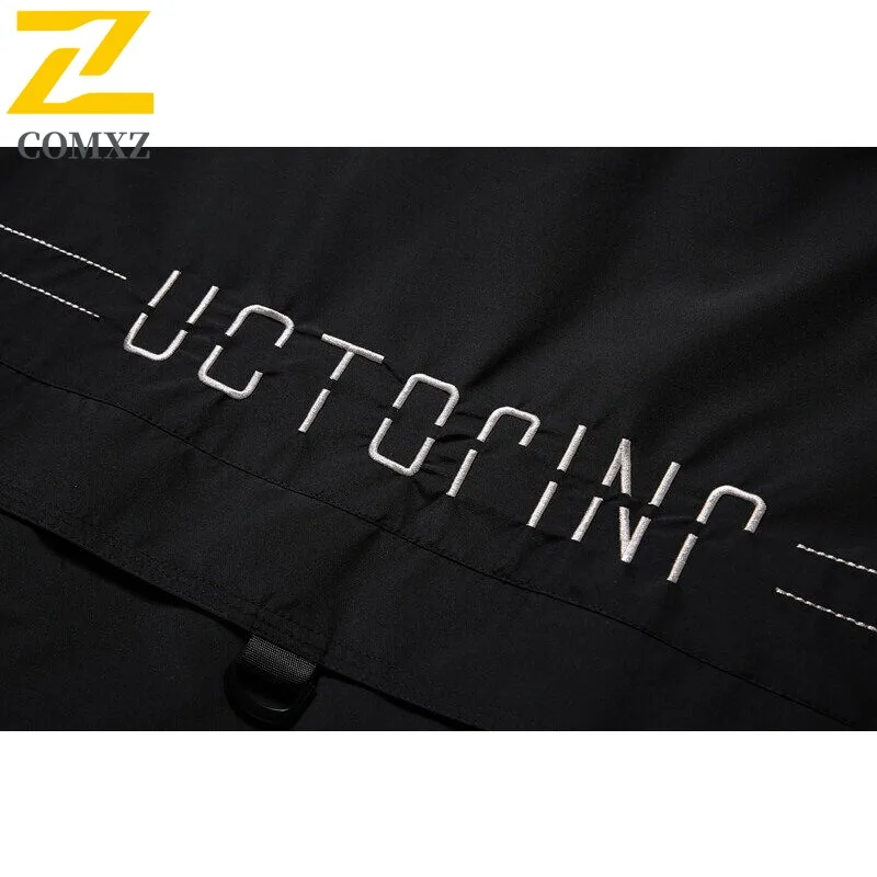 COMXZ 2025 Men Padded Jacket Stylish Hooded Walk Cold-Resistant Feature Ski Trip Parker Coat Street Premium Design Puffer Jacket