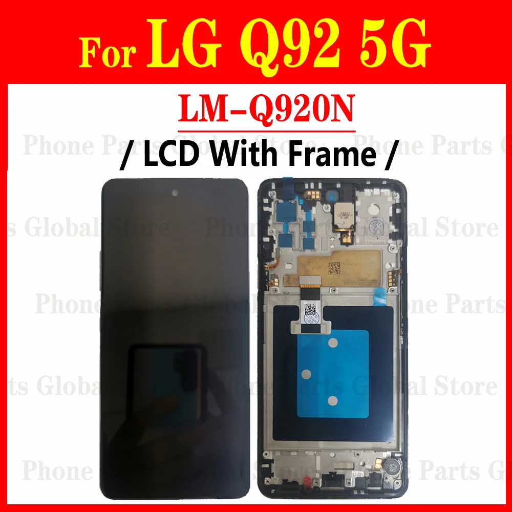 For LG Q92 5G LM-Q920N LCD With Frame Q51 Q60 Q61 Q70 Display Q6 Q7 Q8 Q9 Screen Touch Digitizer Assembly LM-Q630N Replacement