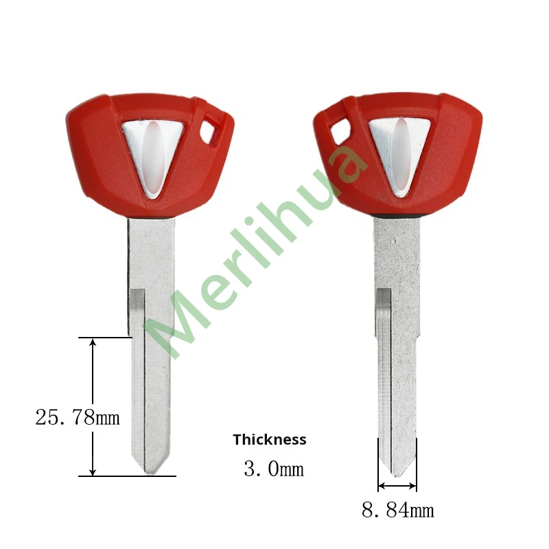 Llave de motocicleta Kawasaki, adecuada para: embrión de llave de motocicleta Kawasaki Ninja NINJA400 600 Z400 Z800 Z900 Z1000 (puede instalar chips)