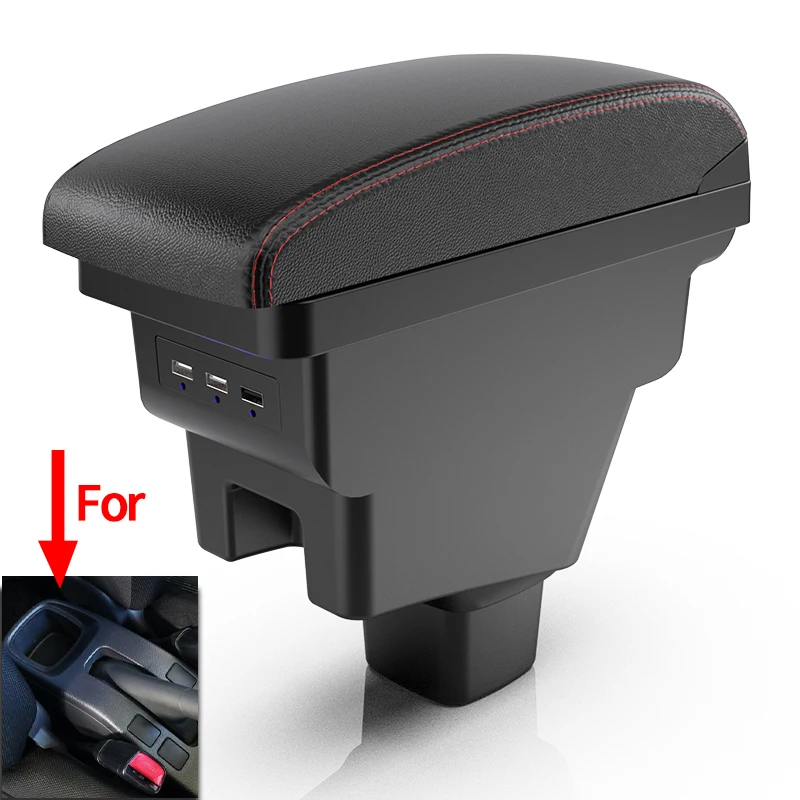 For SUZUKI SX4 Armrest Interior Parts Car Armrest box Retrofit parts Storage box Car Accessories Interior details USB