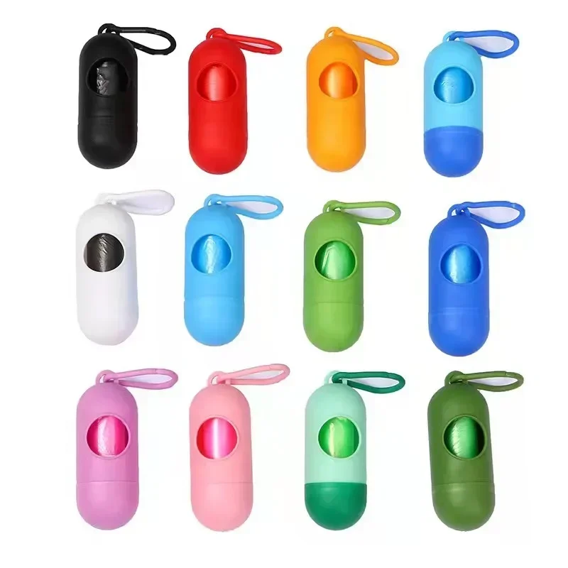 Dog Products Practical Pet Dog Poop Bag Dispenser Waste Garbage Holder Dispensers Pets Dogs Trash Cleaning Supplies