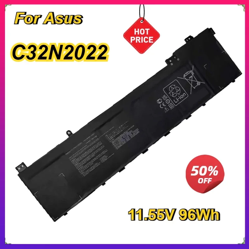 

C32N2022 Laptop Battery for ASUS ZenBook Pro 15 OLED UM535QE VivoBook Pro 16 16X M7600RE N7600PC M7600QE 11.55V 96Wh