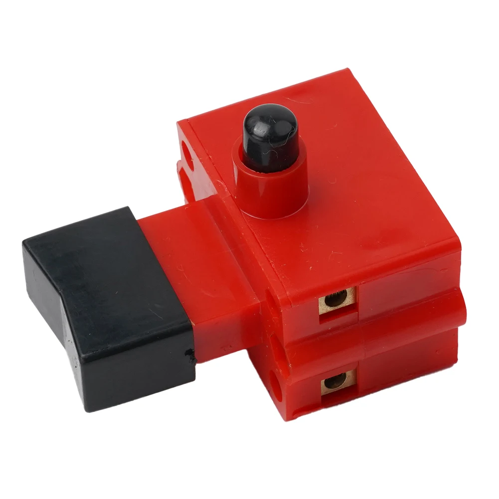2PCS FA2102B 10A 250V 5E4 Lock On Switch for Electric Power Tools Trigger Button Replacement with Plastic Case