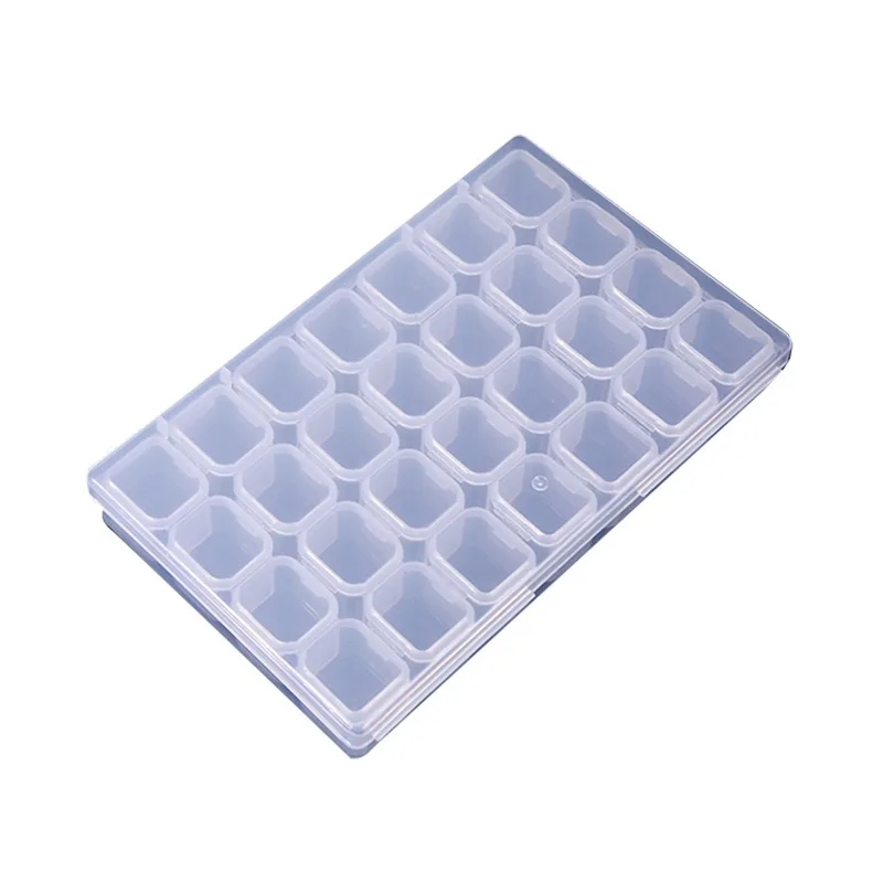 56/28 Grid Diamond Embroidery Box Painting Cross Stitch Tools Nail Accessory Boxes Case Useful Storage Dismountable image 2