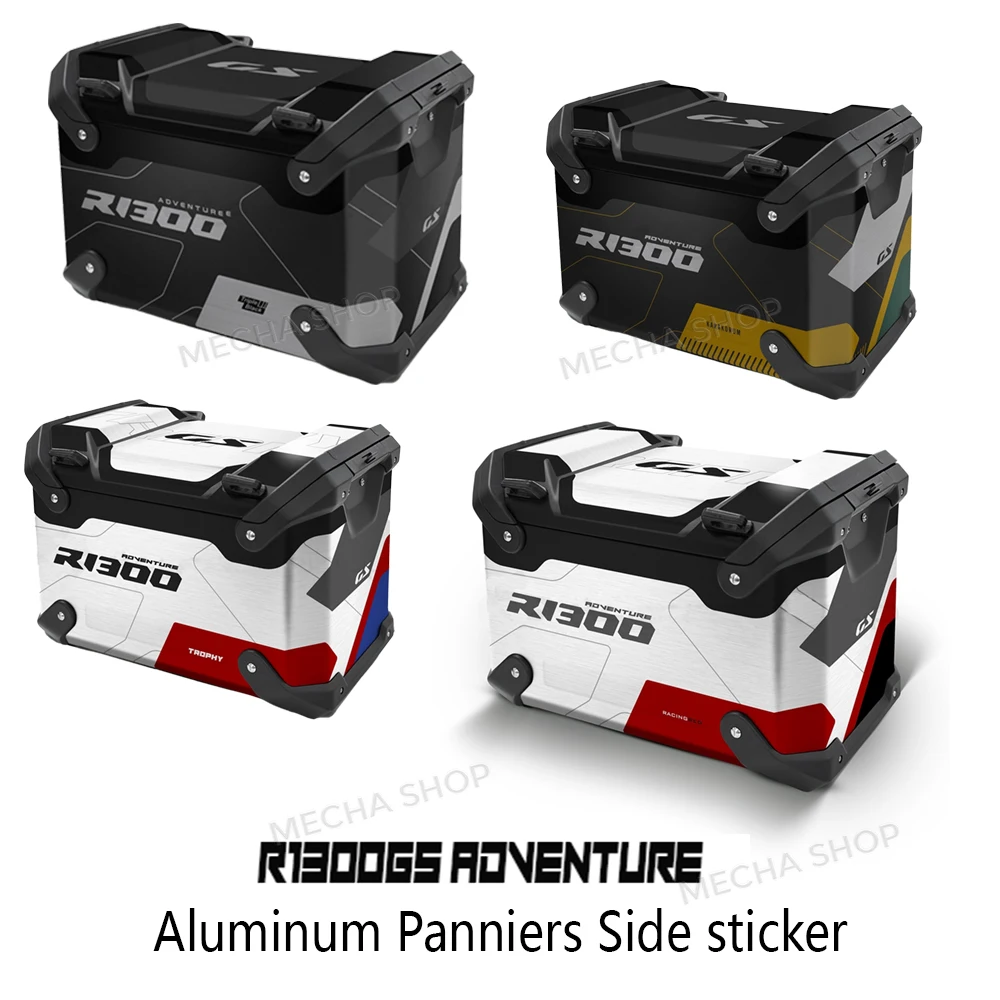 

For BMW R1300GSA R 1300GS ADV GS1300 Adventure Luggage Carrier Trunk Luggage Panniers Aluminium Cases Stickers