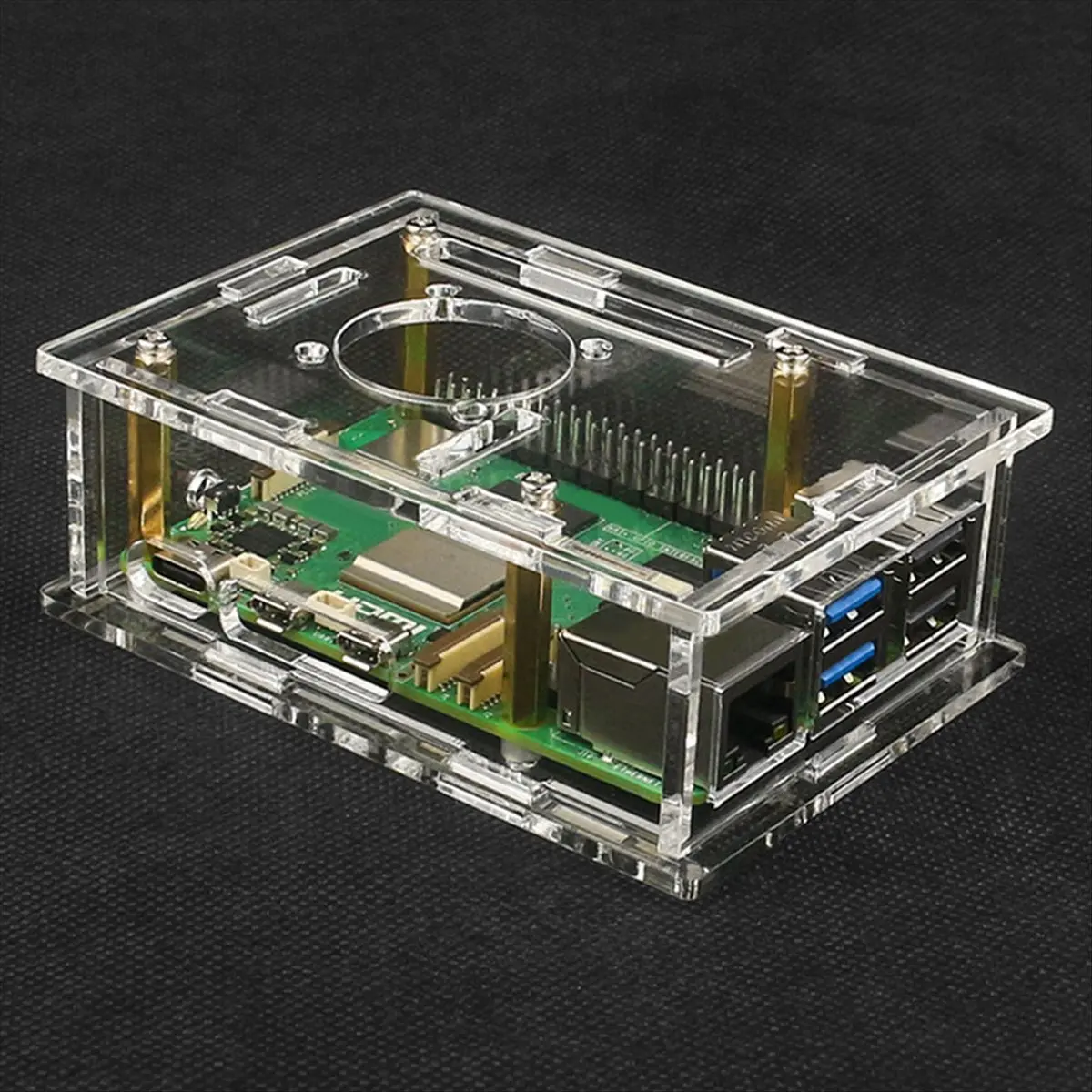 618 Mega Sale For 5 Acrylic Case Transparent Shell Protective Case for Pi 5