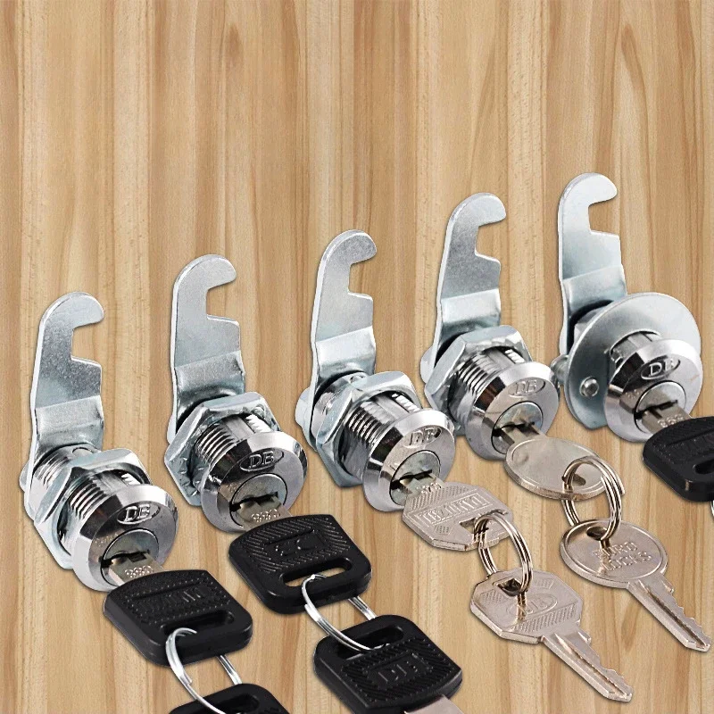 Cam Lock Security Lock 16-20mm Cabinet Cam Lock Door Barrel Drawer Filing Cabinet Post Mail Box Furniture Locker Cupboard 2 Key