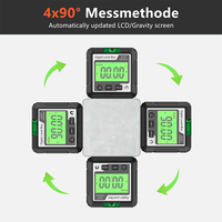Magnetic Level Box LCD Display  Angle Finder Level Gauge 90 Degree Inclinometer Level Tester Protractor for Home Decoration