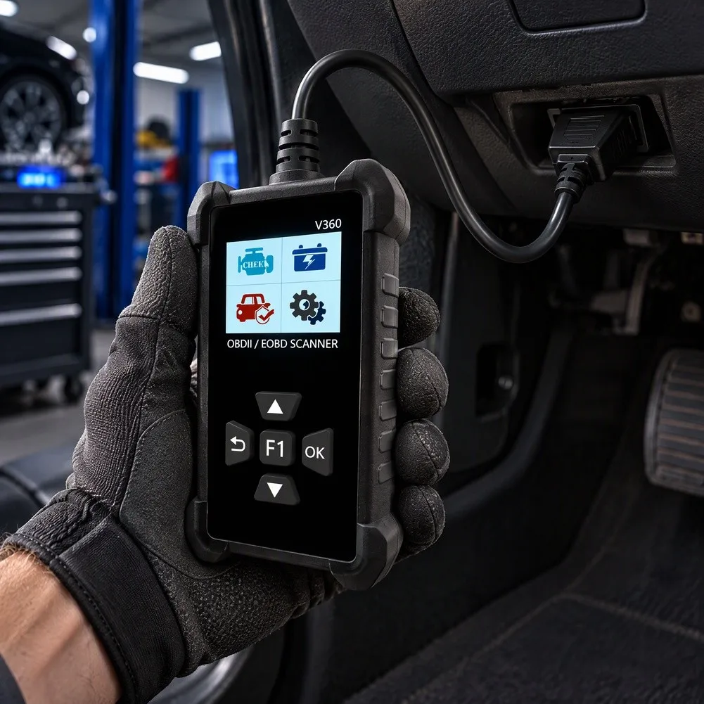 For V360 For Obd2 Scanner Wireless For Code Reader For Check Engine Light Diagnostic Tool With Live Data Graphing Report Print