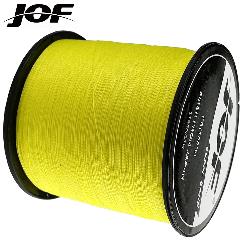 

JOF 1000M 500M 300M PE Braided Fishing Line 4 Strand 10-80LB Multifilament Fishing Line for Carp Fishing Wire