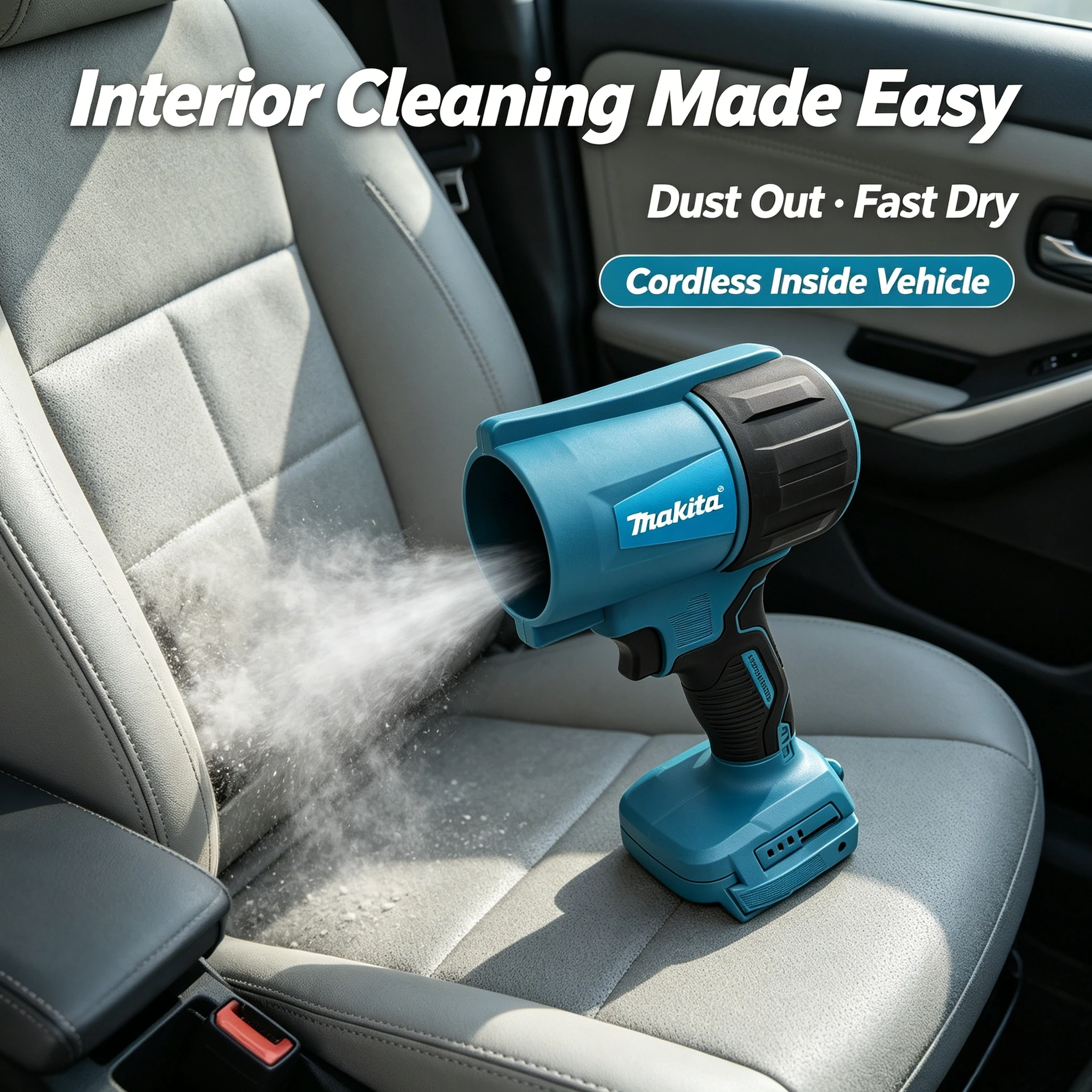 Makita 18V Cordless Turbo Fan, 30000RPM Car Cleaning & Dust Blower (Bare Tool)