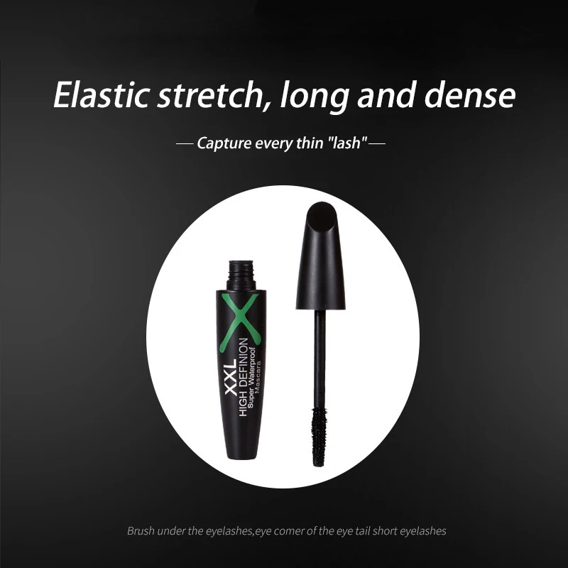 1 pcs 4D Silk Fiber Eyelash Lengthening Mascara Waterproof Long Lasting Eyelashes Black Eyelash Extension Makeup 3D Mascara Cos