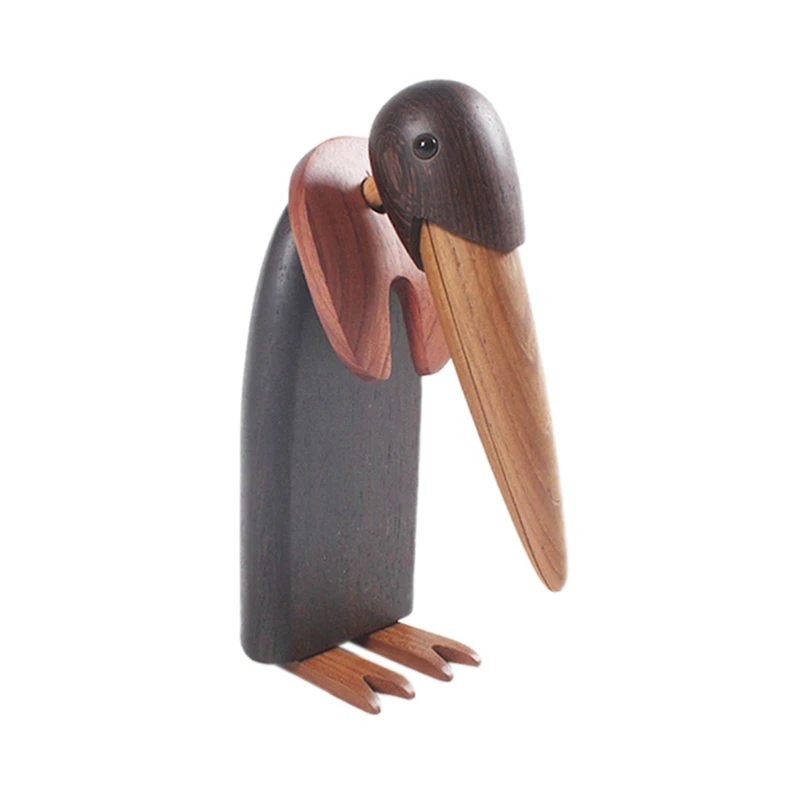 

Nordic High-Grade Solid Wood Emperor Penguin Wooden Birthday Gift Wooden Crafts Small Souvenirs Decorative Ornaments