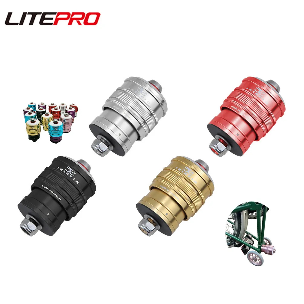 Litepro JKlapin Cylinder Shock Absorber For Brompton Folding Bicycle Aluminum Alloy Pneumatic Suspension