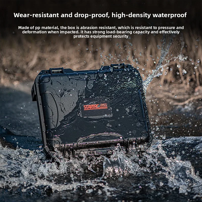 Double Layer PP Waterproof Hard Case Travel Carrying Storage Box for DJI Osmo Action 5 Pro Accessories