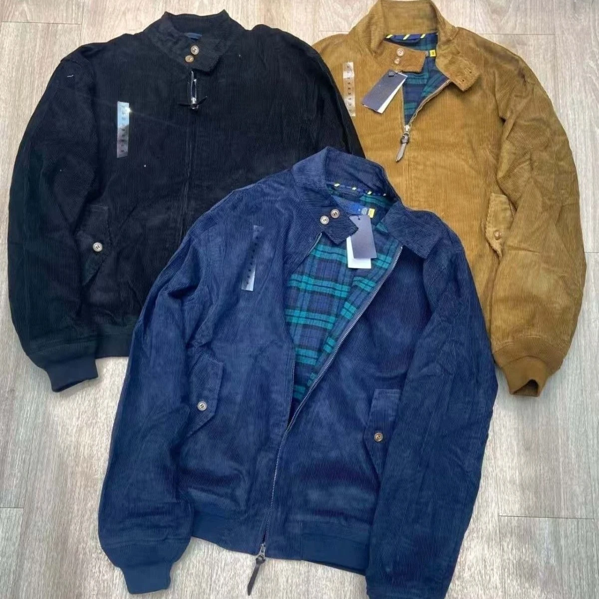 

2025 New Warm Versatile Corduroy Jacket Double-Layer Fabric Embroidered Couple Popular Unisex Coat