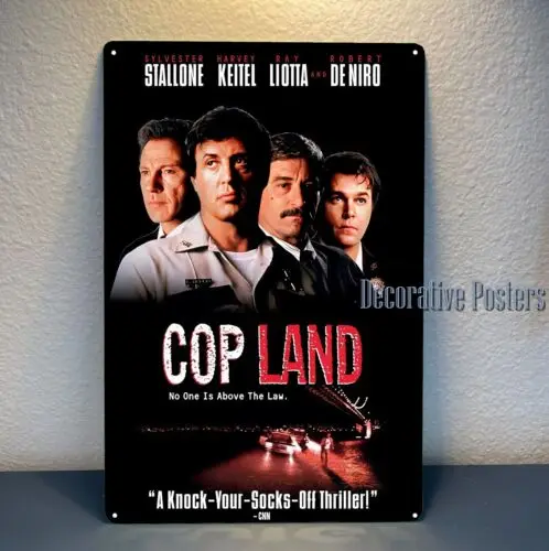 

1r,Cop Land Sylvester Movie Metal Poster Tin Sign - 20x30cm Plate-metal sign