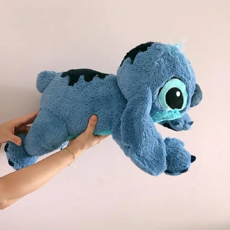 Disney-muñeco de peluche de Lilo & Stitch para niños, muñeco de peluche de dibujos animados, pequeño monstruo, marioneta de mano, regalo para pareja, 38/55cm