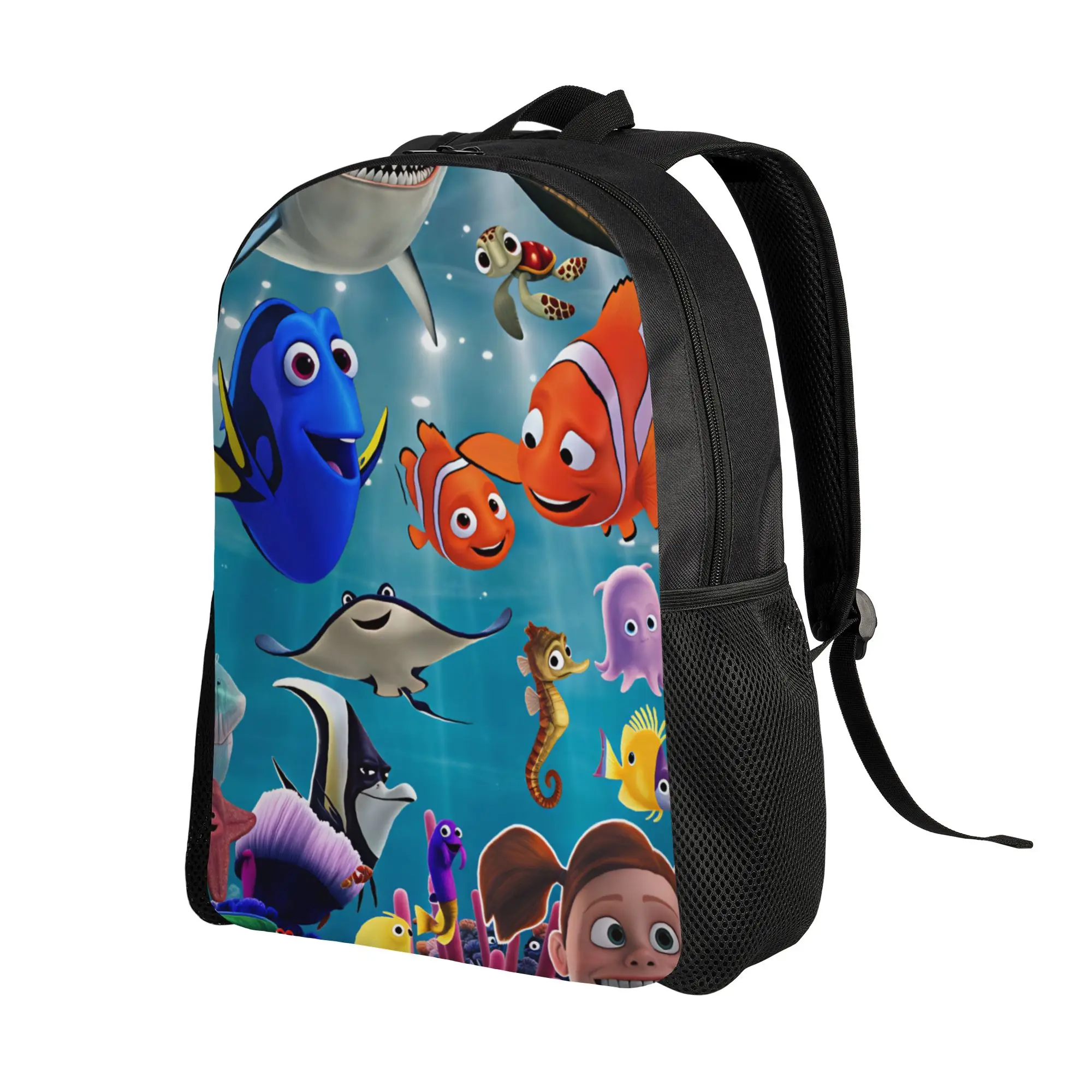 Finding Dorys Nemos Backpack Movie Workout Backpacks Boy Girl Pretty School Bags Design Print Rucksack