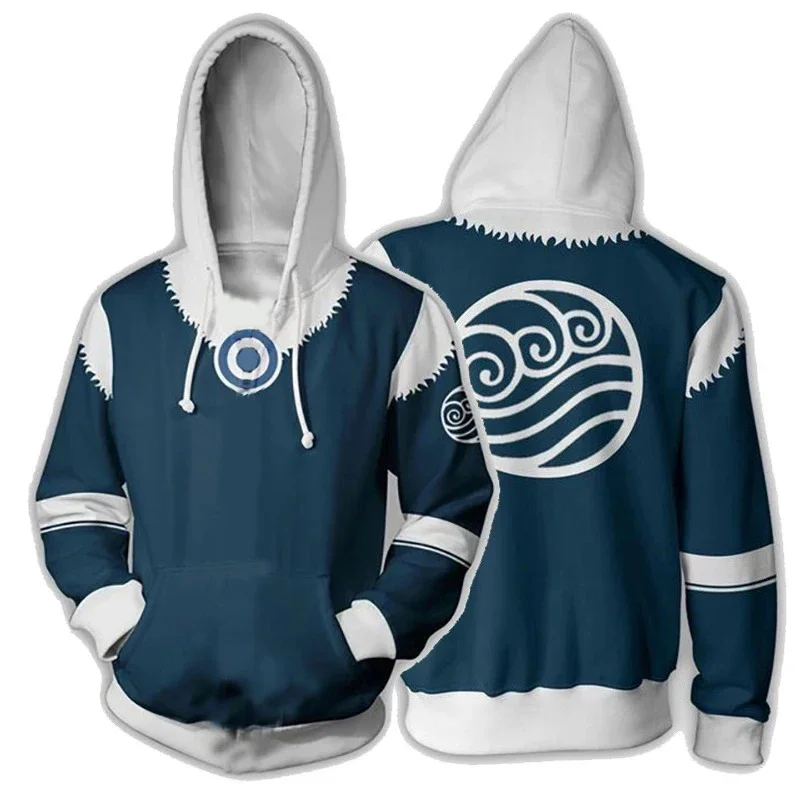 Anime Avatar The Last Airbender 3d Print Hoodies Men Adult Fashion Sweatshirts Hoodie Cosplay Streetwear Coat For Spring Autumn