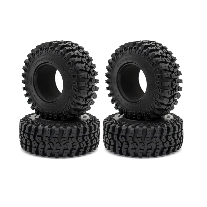 

4Pcs 2.2" Rubber RC Crawler Tires for 1/10 RC Car SCX10 SCX10 II TRX4 RBX10 G8 Off-Road Upgrade Wheels Tyre