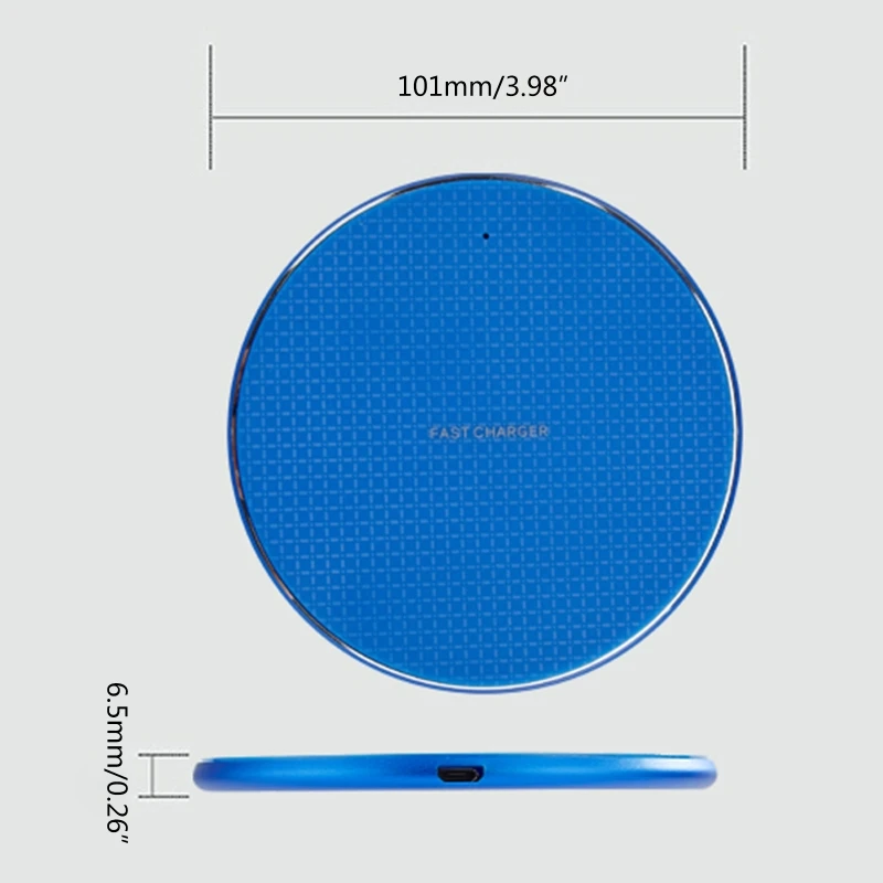 Y1UB – chargeur sans fil rapide 10W, pour téléphone 8, tapis chargement