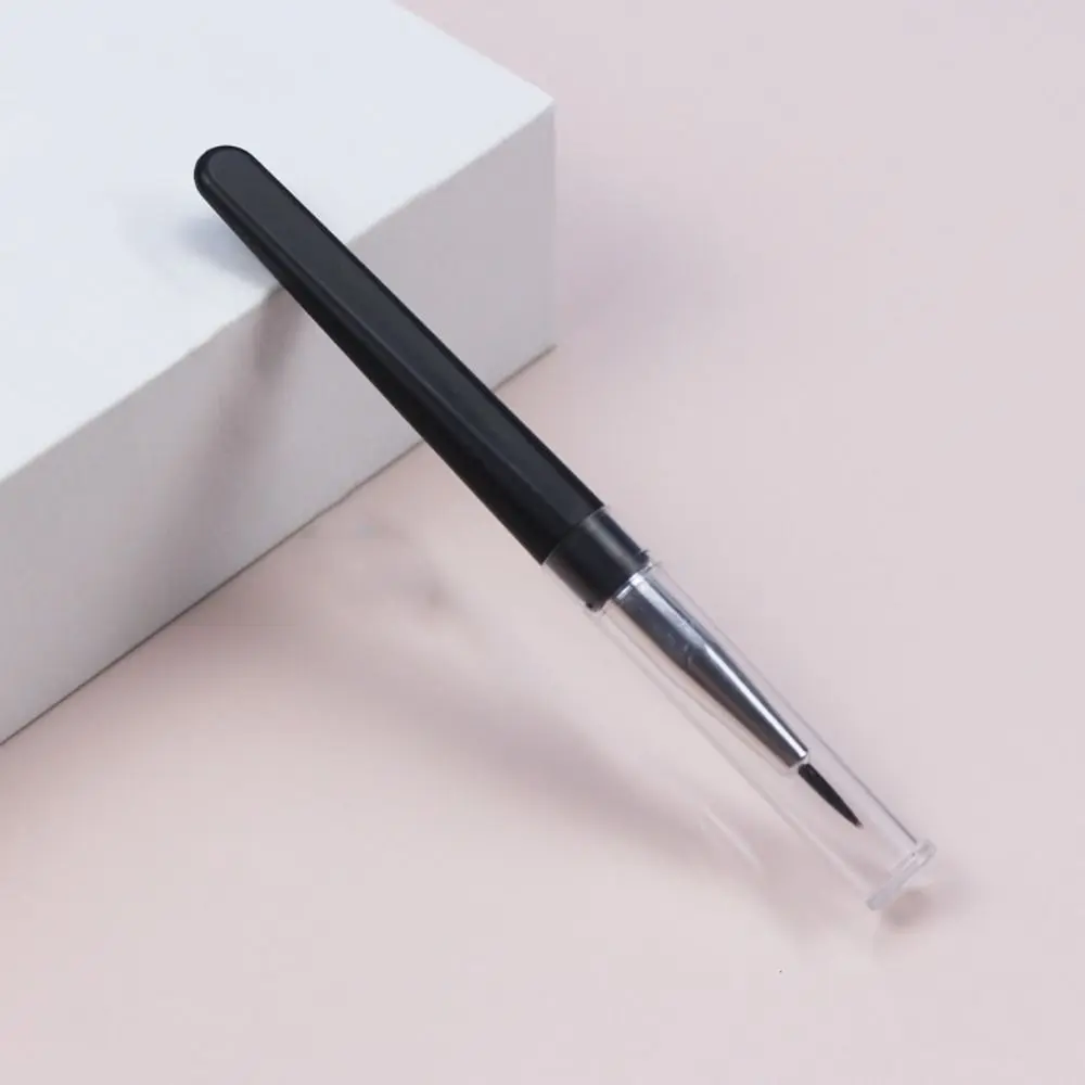 Transparentes Make-up-Zubehör mit Staubschutz, Lippenpinsel, Eyeliner-Pinsel, Augenbrauen, Wimpern, Pinsel, Make-up-Werkzeug