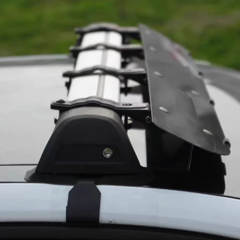 

Roof Crossbar Spoiler Wing Deflector Plate Silent universal Noise Reduction Board Adjustable Angle Compatible with 85cm-125cm