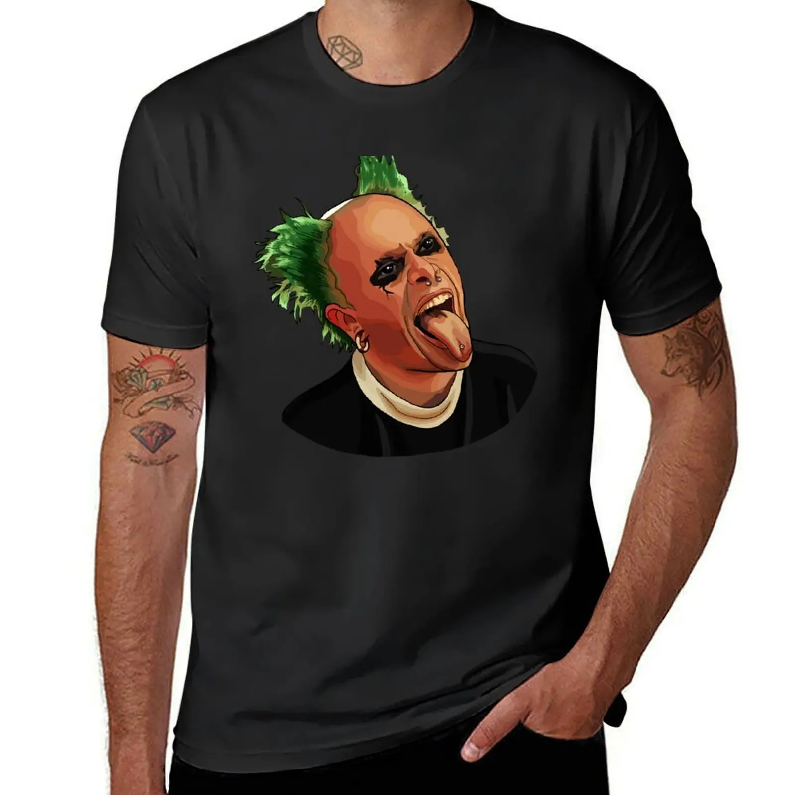 Keith flint T-Shirt basketball graphic tees custom t shirt graphics graphic tee shirt mens graphic t-shirts funny