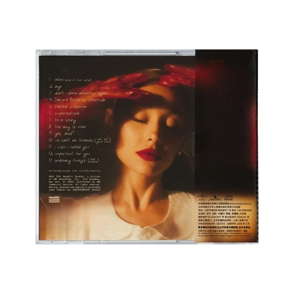 Ariana Grande Eternal Sunshine Álbum Música pop Coleccionista CD Registro Música popular occidental
