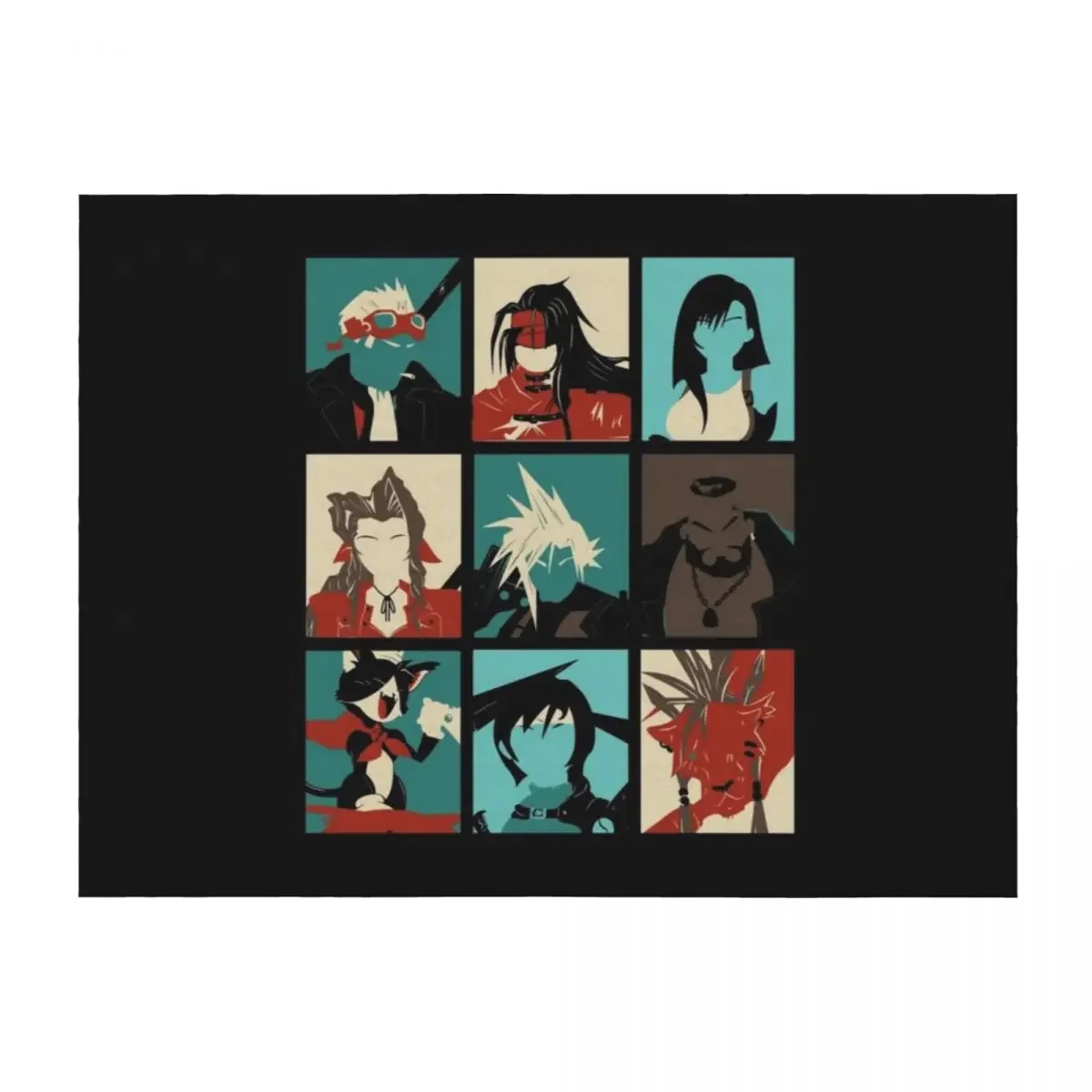 

Fantasy Final Seven Throw Blanket Designers for winter For Baby Shaggy Blankets