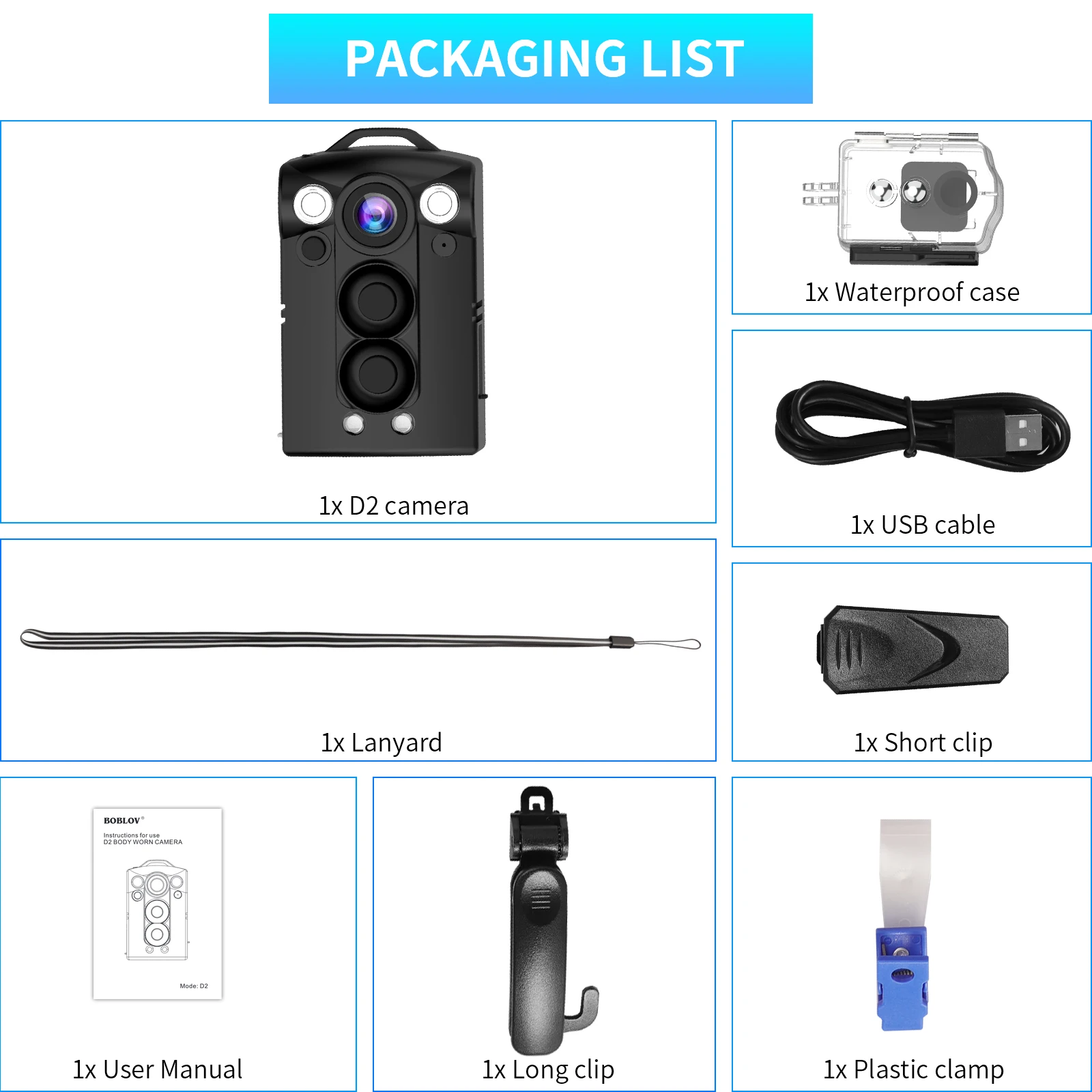 D2 1080P Mini Kamera Ciała z Noktowizorem Kamera Rejestracyjna Rejestrator Wideo Motocyklowa Kamera Samochodowa na Podróże