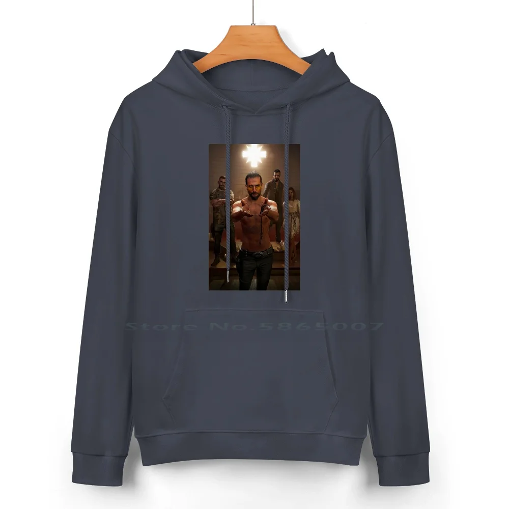 Far Cry 5 Edit Pure Cotton Hoodie Sweater 24 Colors Far Cry 5 Ps Joseph Seed Jakob Seed John Seed Far Cry Newdawn Far Cry Edit