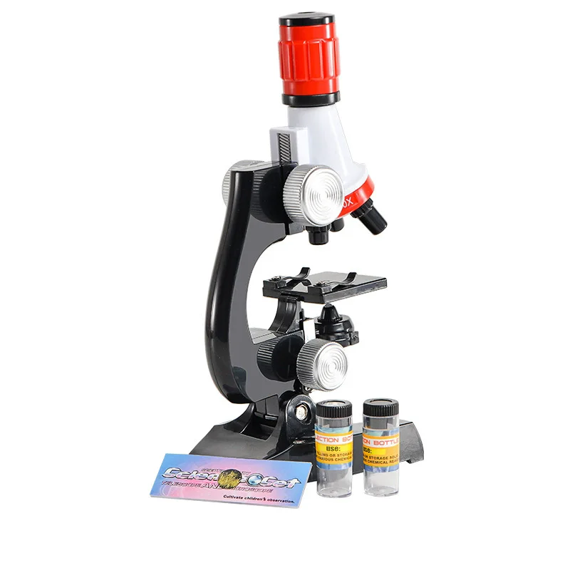 Science Microscope Toy 1200X HD Early Education Biological Science Kit - Children's Educational Science Set for Kids