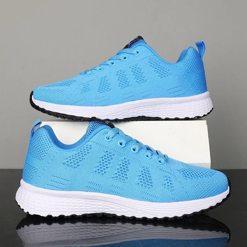 

Women's Casual Flat Shoes Mesh Breathable Training Shoes Platform Shoes Comfortable Fashionable Versatile Dopamine Tennis Shoes