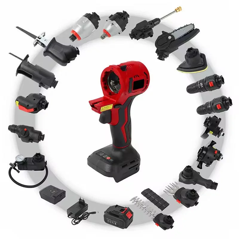 18 Pieces Cordless Power Tool Set, Multifunctional Electric Screwdriver Tool Kit