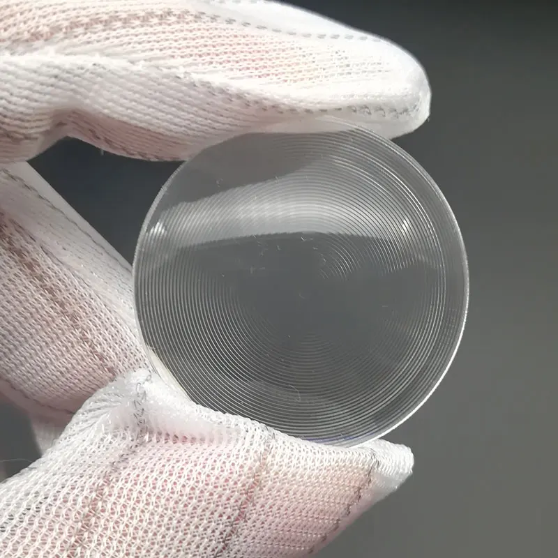Circular Fresnel Lens with a Diameter of 42mm, LED Optical Threaded Mirror, Condenser Lens, Concentric Circular Lens