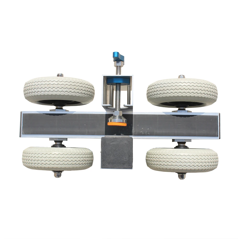 4 Wheel Stone Slab Dolly Transport Cart Countertop Trolley for Granite Marble Quartz Tile Glass 300kg 130mm Clamp 8