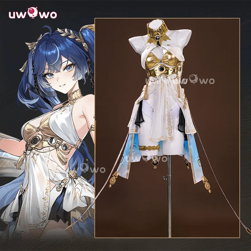 

UWOWO Iuno Cosplay Collab Series:Game Wuthering Waves Iuno Cosplay Costume Wuwa Headpiece XS-2XL Halloween Costume