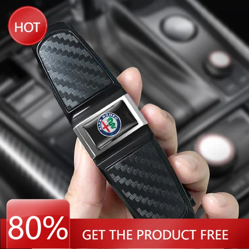 Hub Caps 1Pcs For Alfa Romeo 147 159 Giulietta GT 4C Volante Giulia 156 Tonale Mito Car Sun Visor Glasses Clip Ticket Card Stora