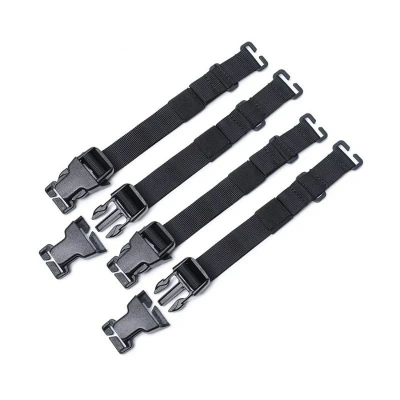 4Pcs Tactical MOLLE Straps with Buckle Clips Compression Straps for Tactical Gear Backpack Accessory Strap Luggage Straps